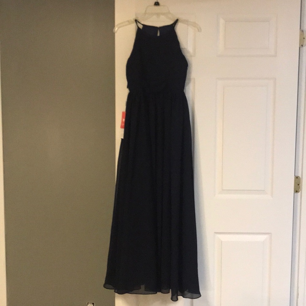 Navy JJs House JR Bridesmaid gown